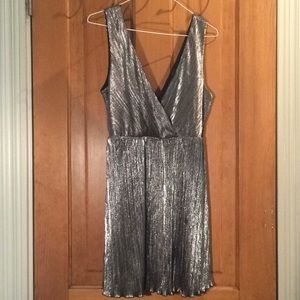 FINAL SALE !! Sparkly Silver Mini Dress
